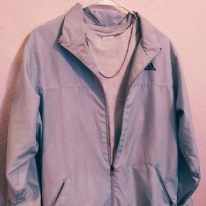 Adidas Baby Blue Windbreaker